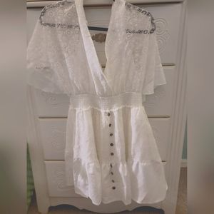 White Lace Romper